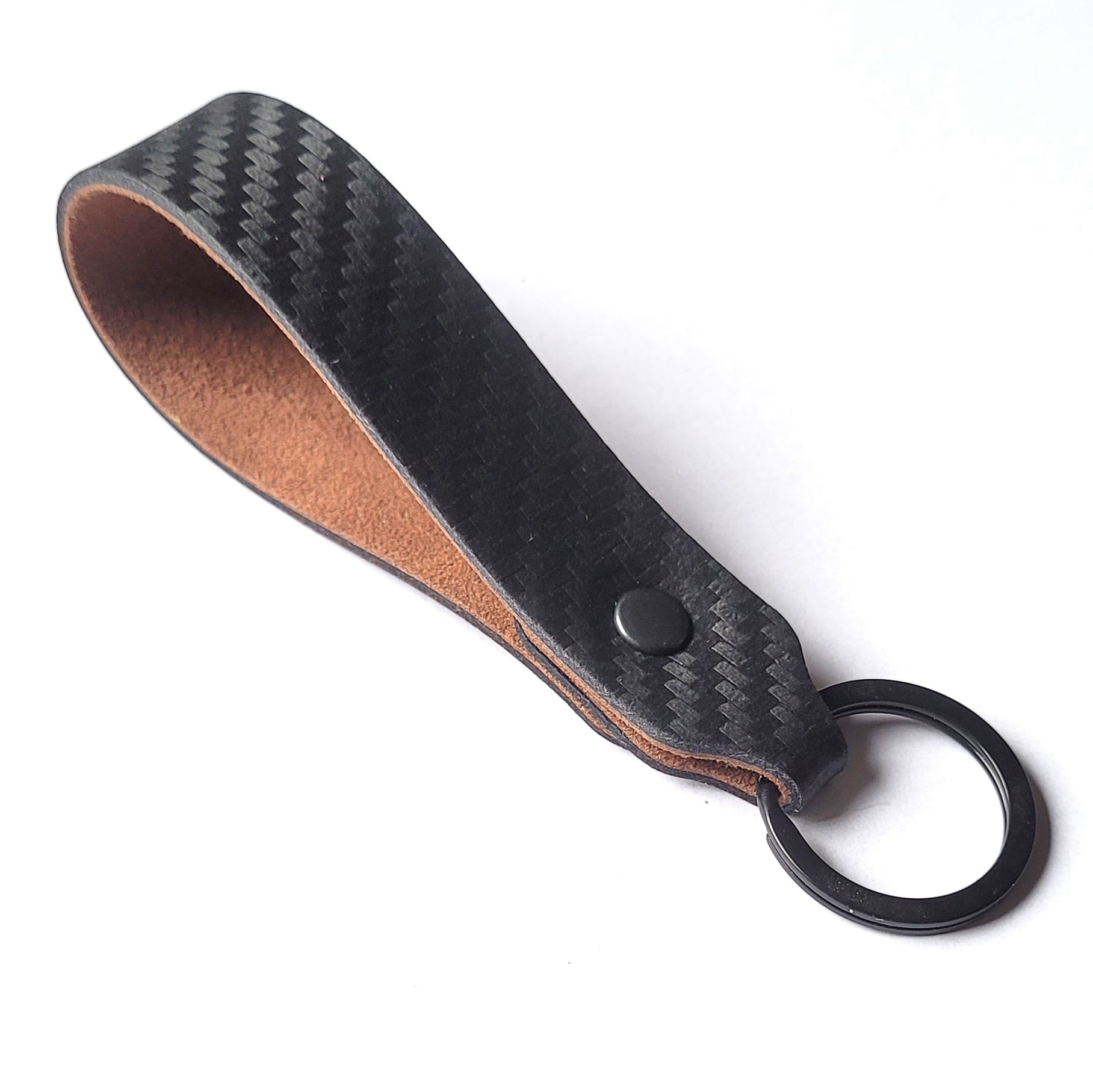 Cupra Leon Schlüsselanhänger aus Carbon Leder und Alcantara