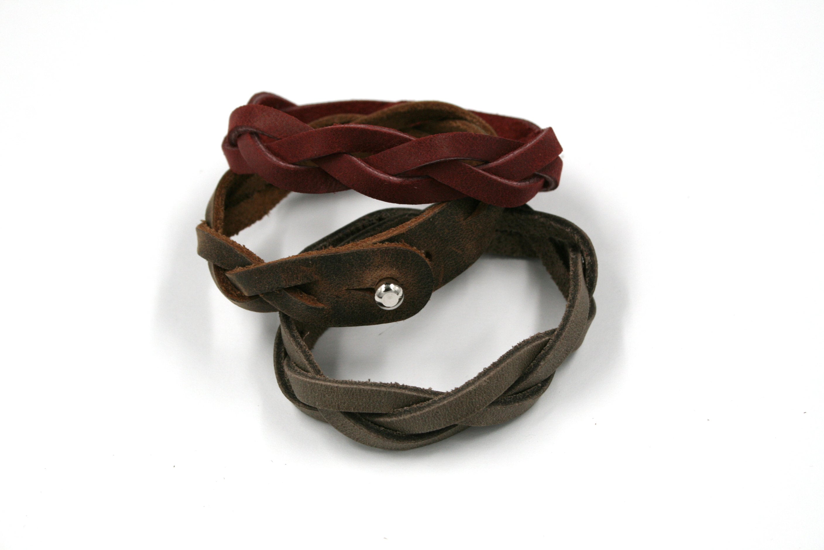 LEDERARMBAND GEFLOCHTEN - NJORD