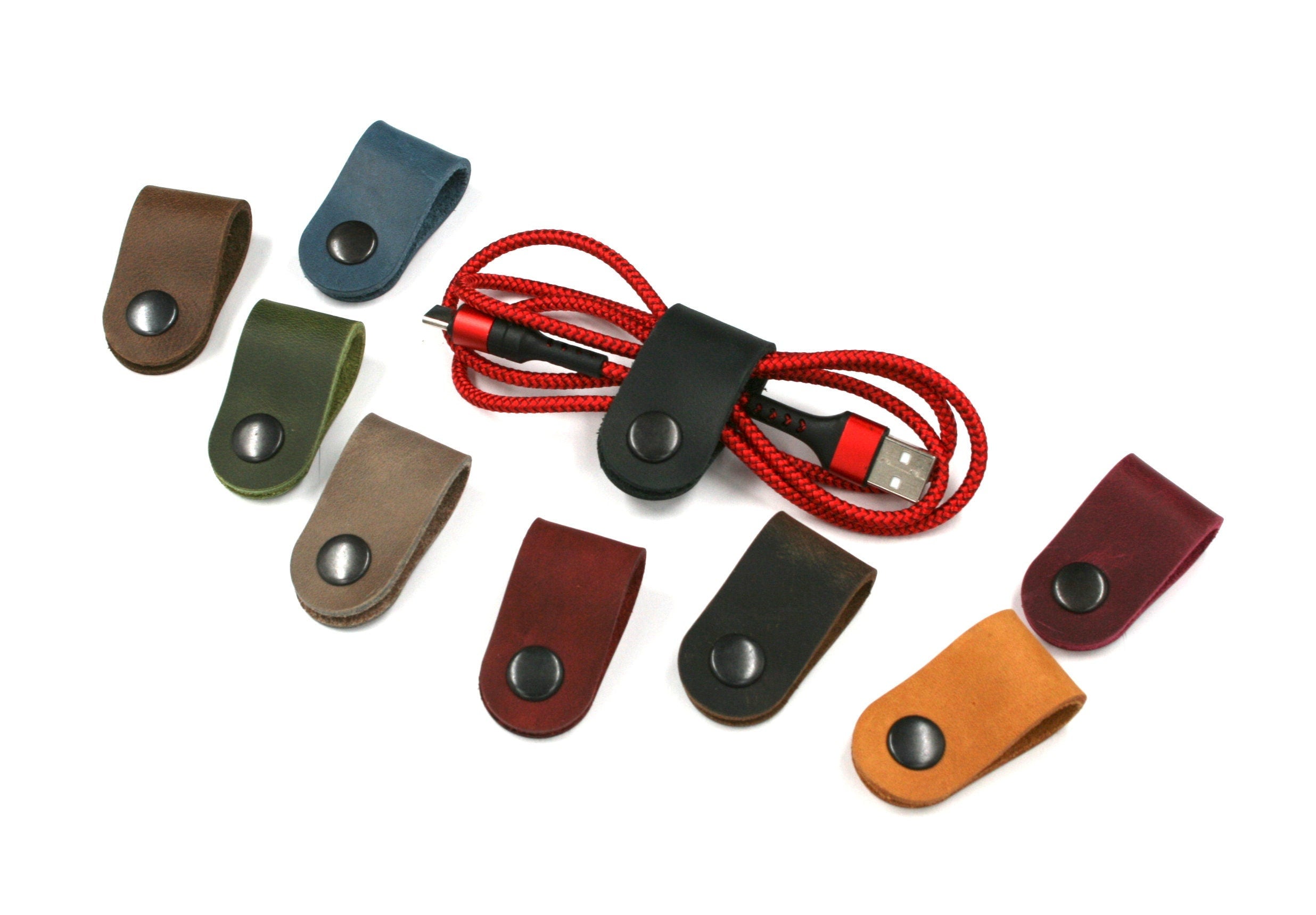 Kabel Organizer Kabelmanagement Kopfhörerkabel Aufwickler Snap Wrap - NJORD